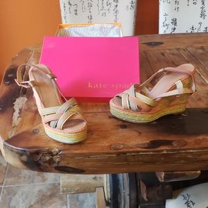 Kate Spade platform espadrilles,  size 7.5
